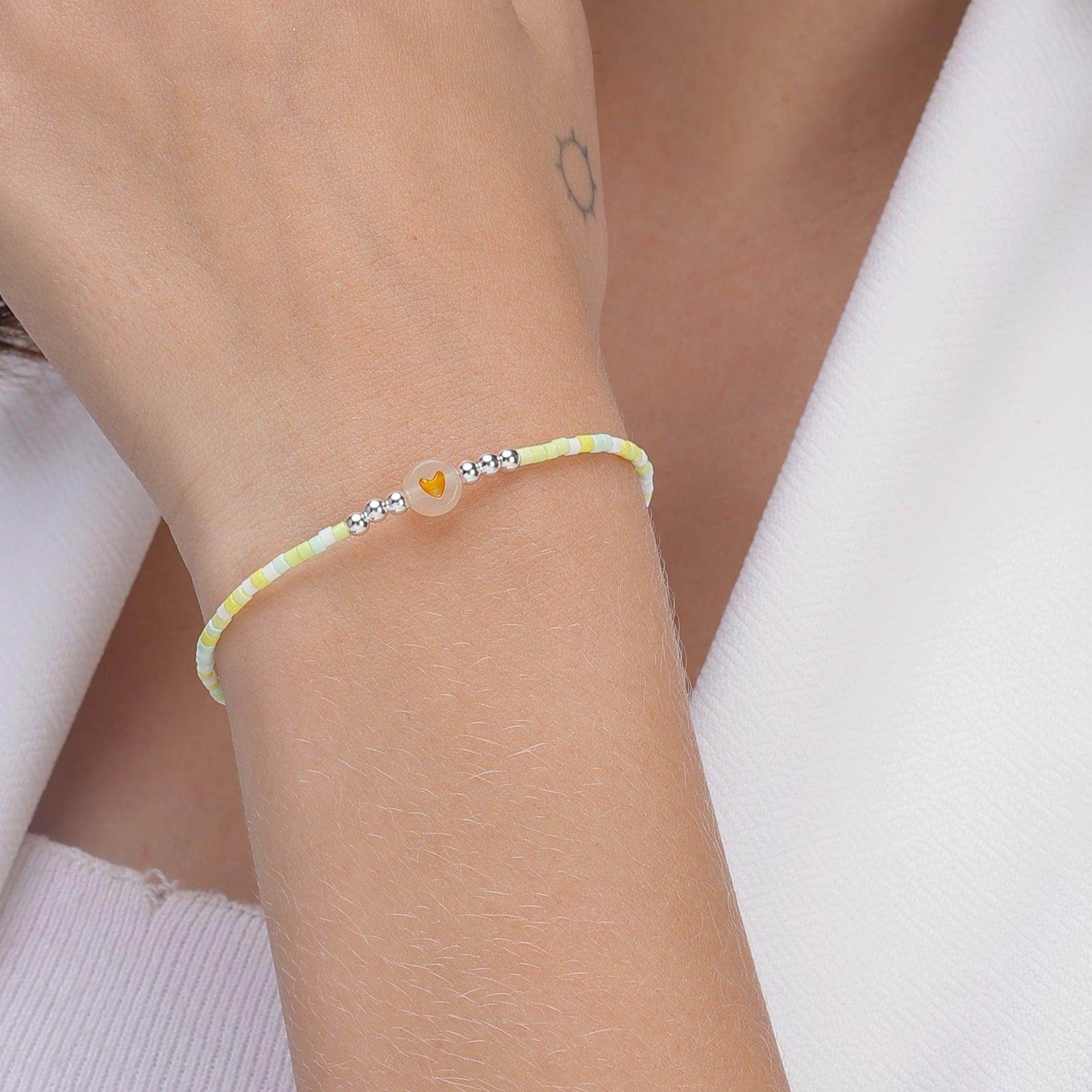 silver neyon love bracelet