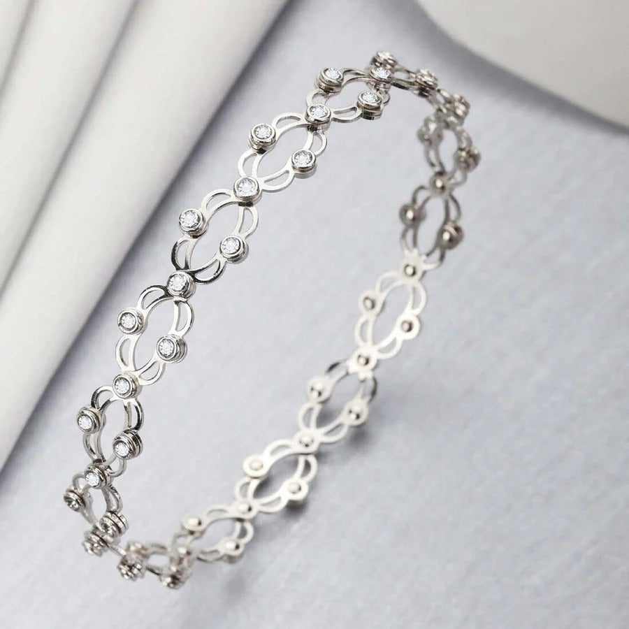 Silver Ring Cum Bracelet