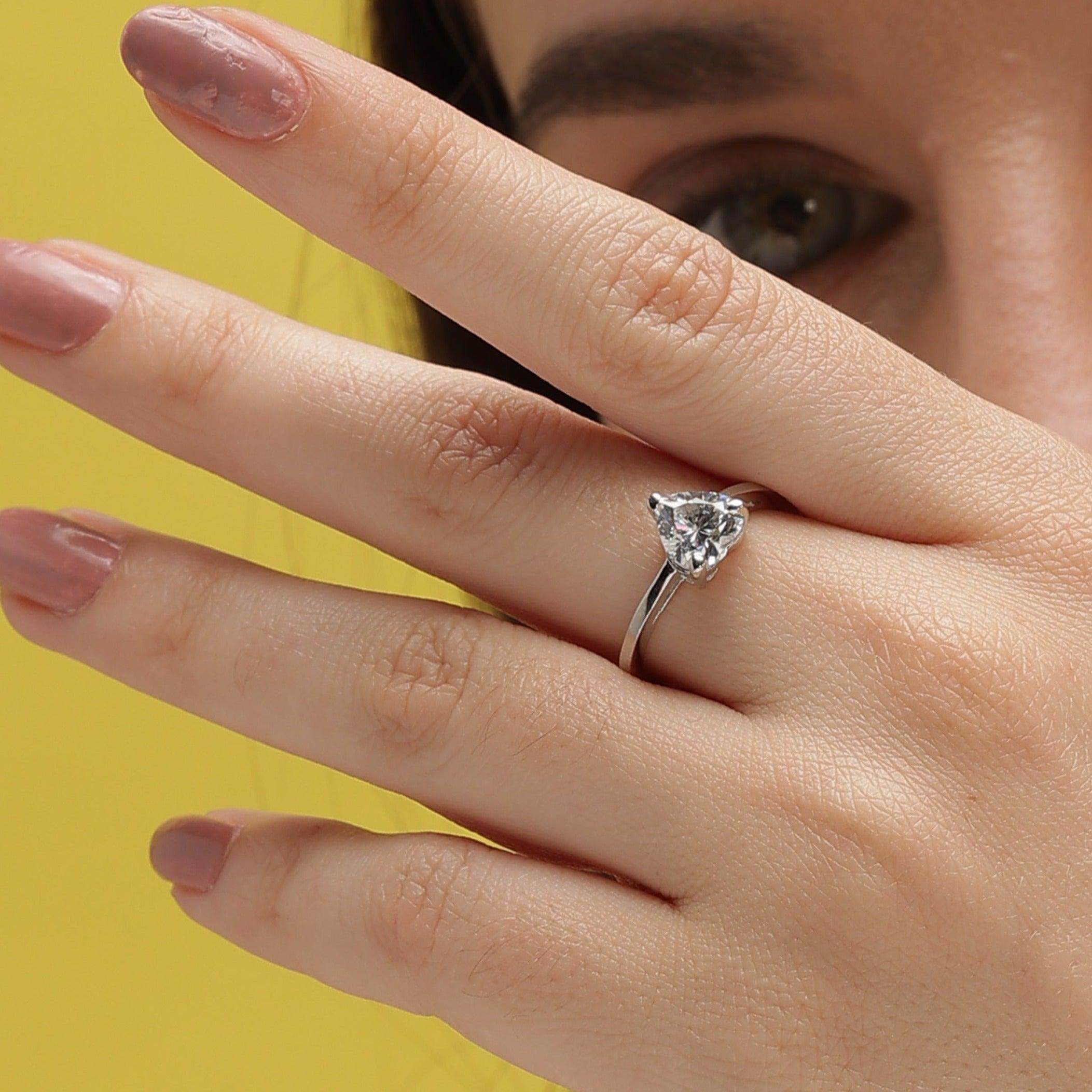 Silver Love In The Air Ring